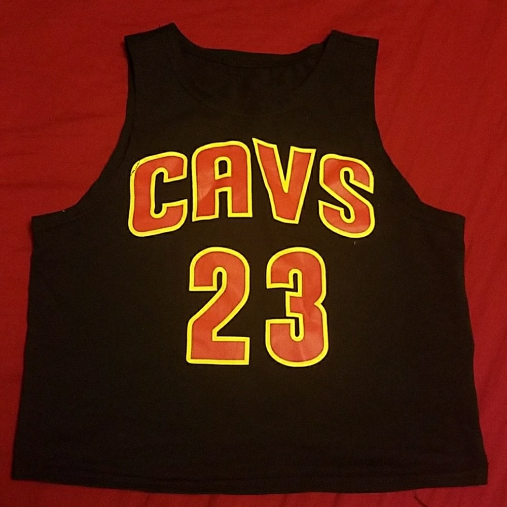 Cavs crop top